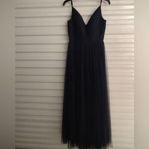 Revelry Elegant Navy Blue Dress